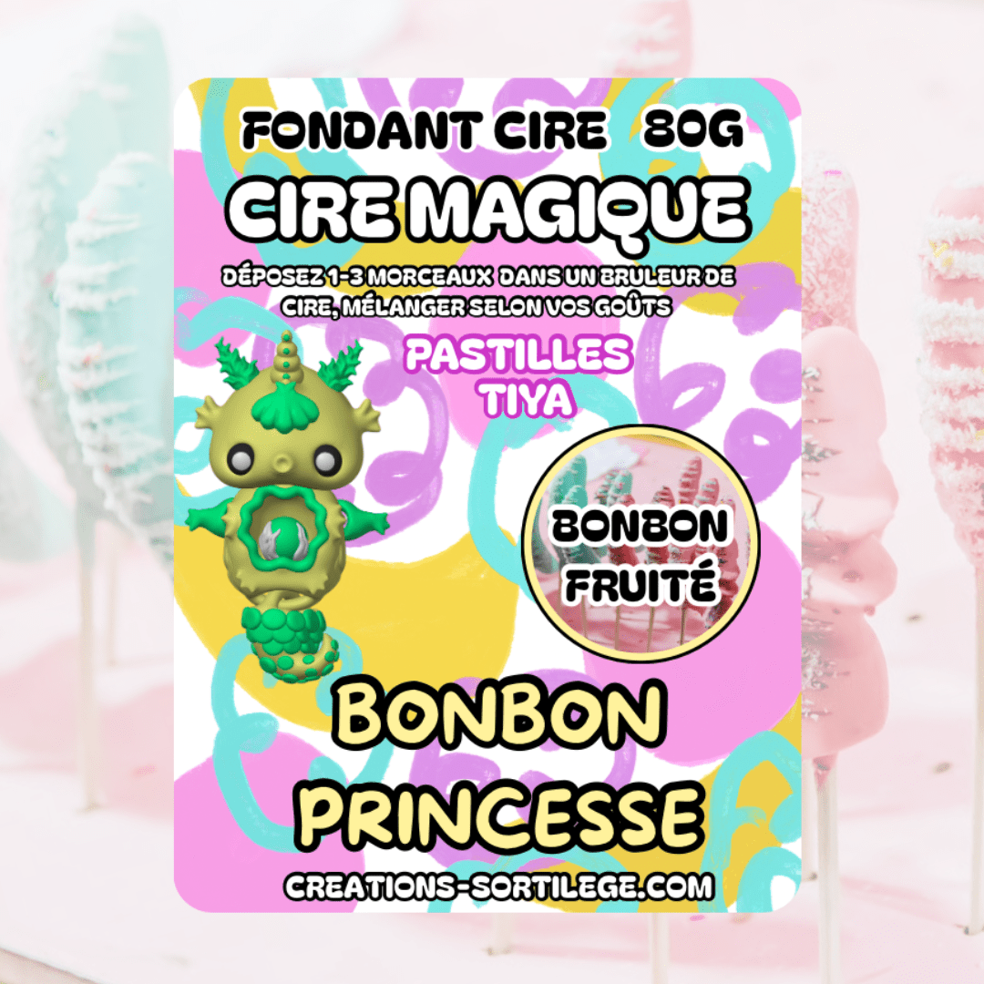 Cire Magique Étoile - Bonbon Princesse - Précommande Créations Sortilege