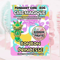 Cire Magique Étoile - Bonbon Princesse - Précommande Créations Sortilege