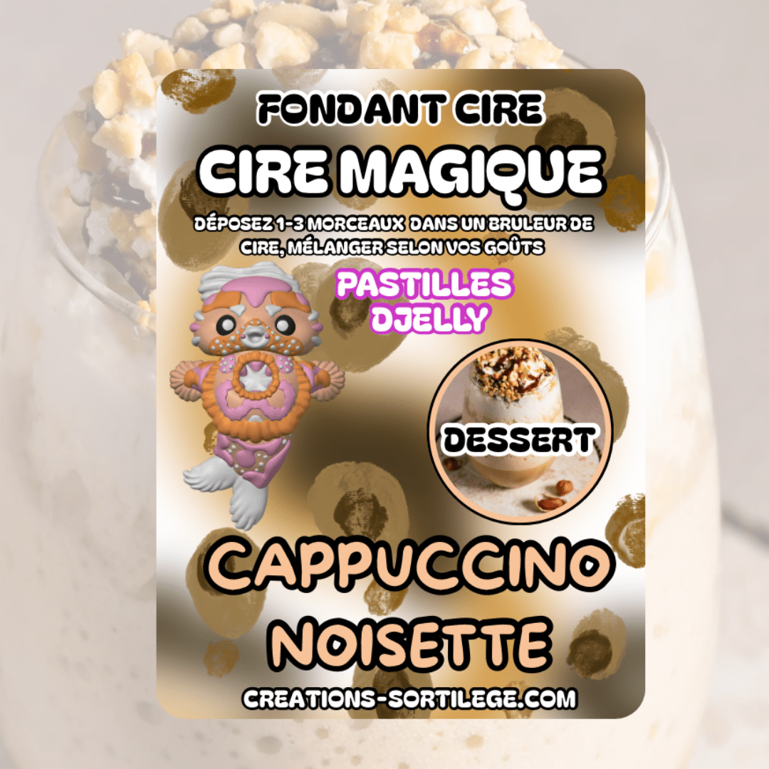 Cire Magique Étoile - Cappuccino Noisette - Précommande Créations Sortilege