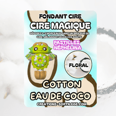 Cire Magique Étoile - Cotton Eau De Coco - Précommande Créations Sortilege