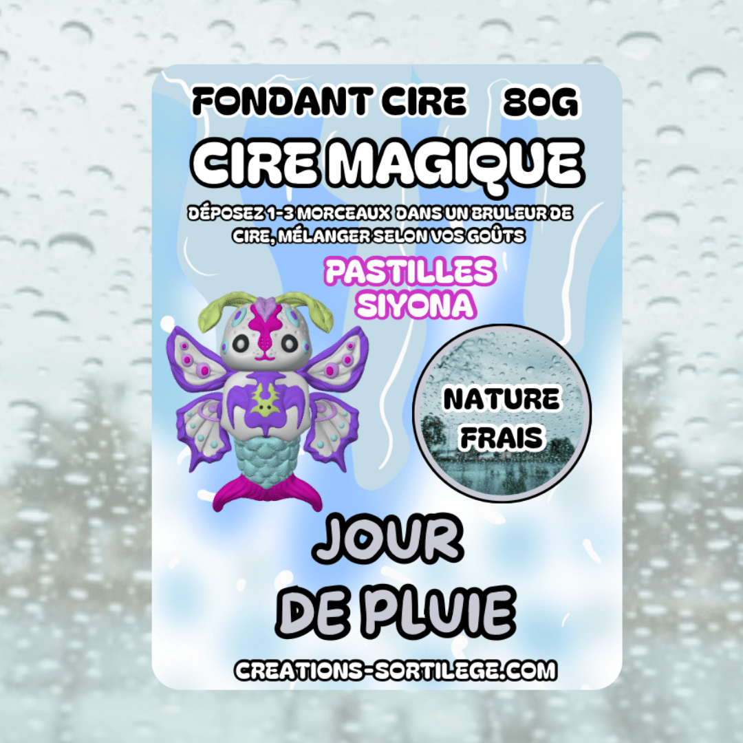 Cire Magique Étoile - Jour De Pluie - Précommande Créations Sortilege