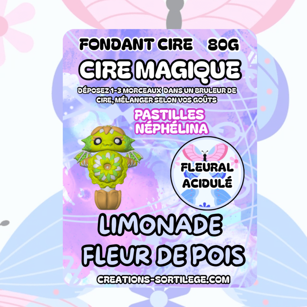 Cire Magique Étoile - Limonade Fleur De Pois - Précommande Créations Sortilege