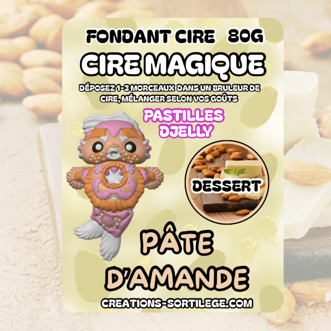 Cire Magique Étoile - Pâte D’amande - Précommande Créations Sortilege
