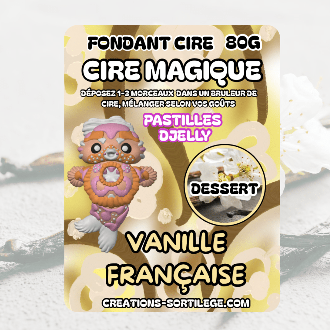 Cire Magique Étoile - Vanille Française - Précommande Créations Sortilege