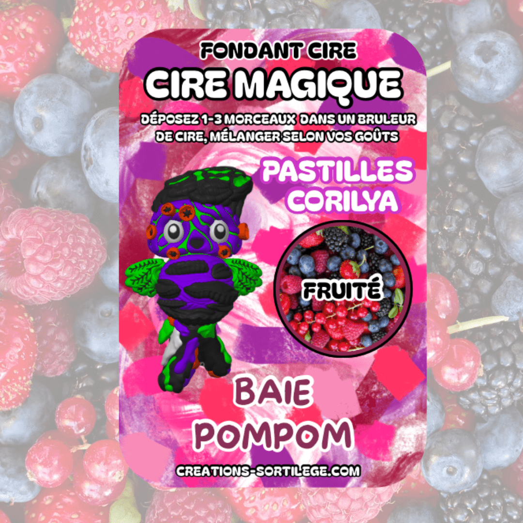 Cire Magique - Micro Collection Rouge Fruité Créations Sortilege