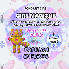 Cire Magique - Papillon En Fleurs - Préco Créations Sortilege