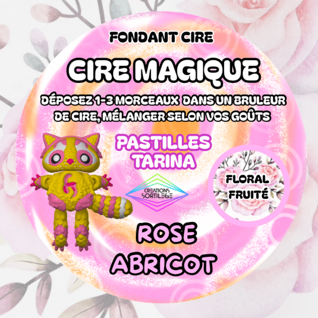 Cire Magique - Rose Abricot - Préco Créations Sortilege
