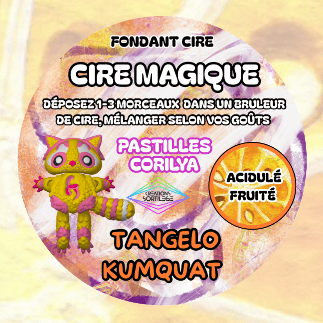 Cire Magique - Tangelo Kumquat - Préco Créations Sortilege