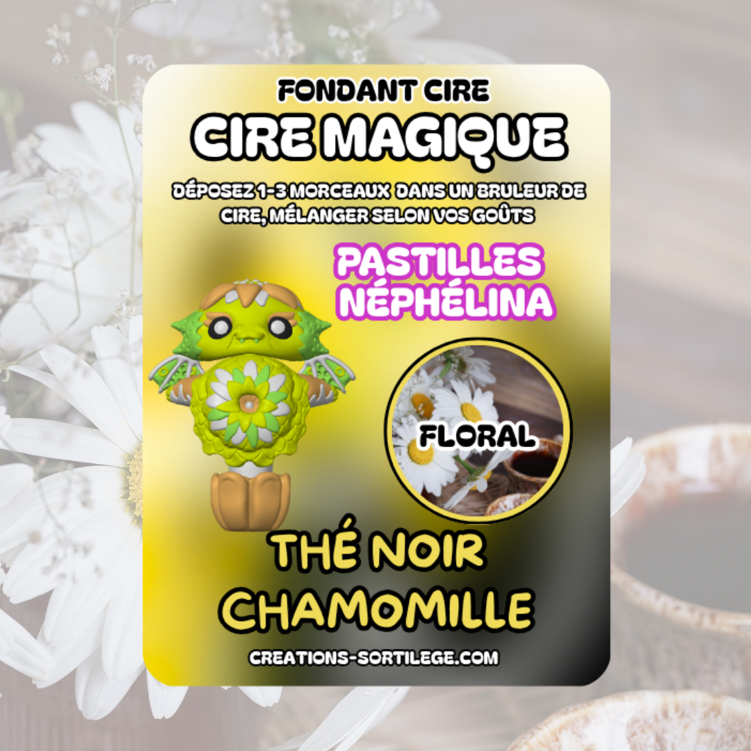 Cire Magique - Camomille Noir Créations Sortilege