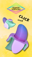 Clicker Banane Créations Sortilege