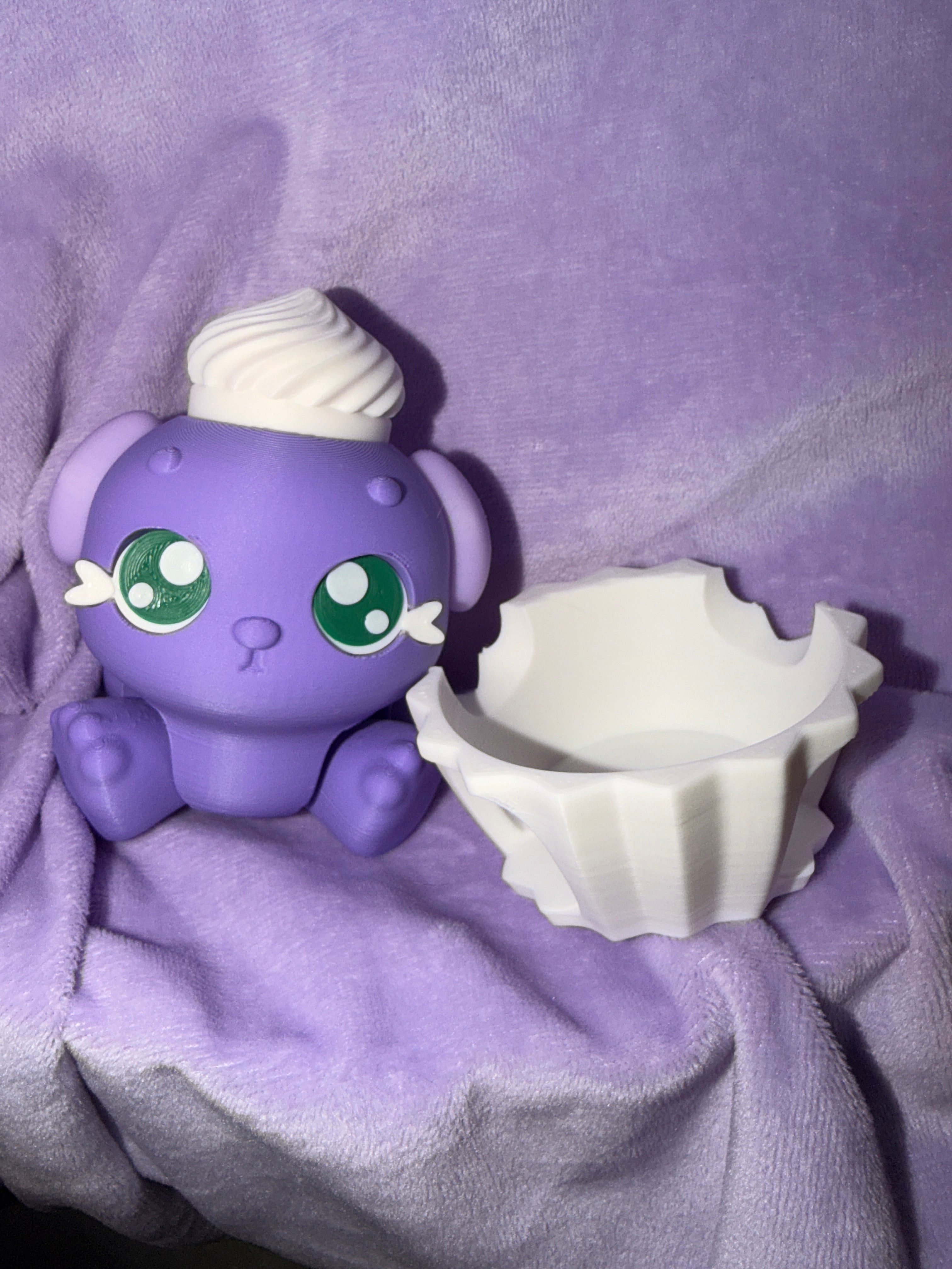 Clickers Chien Cupcake - Grand - Lilas Créations Sortilege