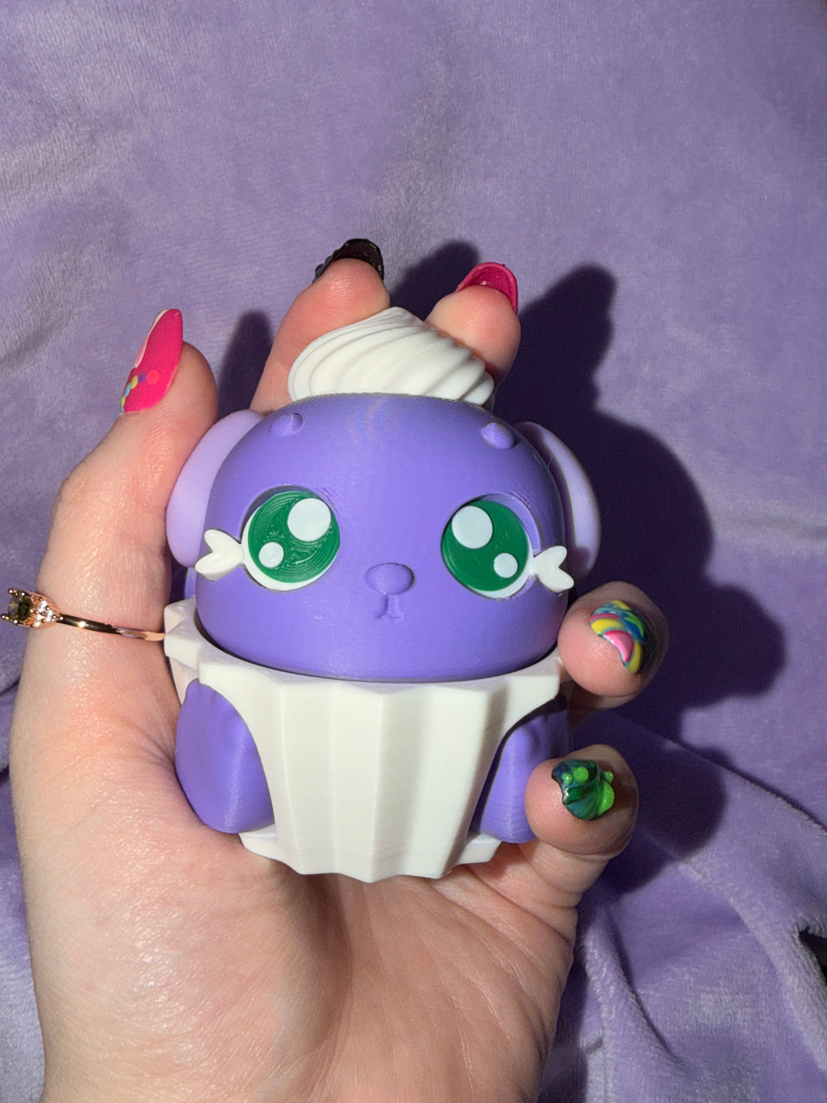 Clickers Chien Cupcake - Grand - Lilas Créations Sortilege