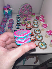 Clickers Gâteau Cercueil Toile - Émeraude Bonbon Créations Sortilege