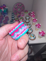 Clickers Gâteau Cercueil Toile - Émeraude Bonbon Créations Sortilege