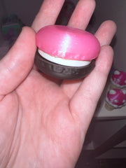 Clickers Macaron - Rose Glitter Bi Noir Créations Sortilege