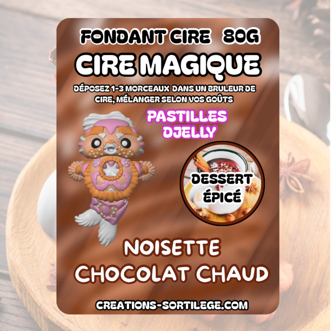 Cire Magique Étoile - Noisette Chocolat Chaud - Précommande