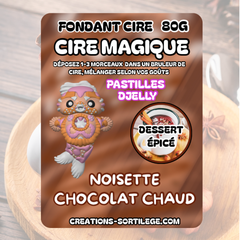Cire Magique Étoile - Noisette Chocolat Chaud - Précommande