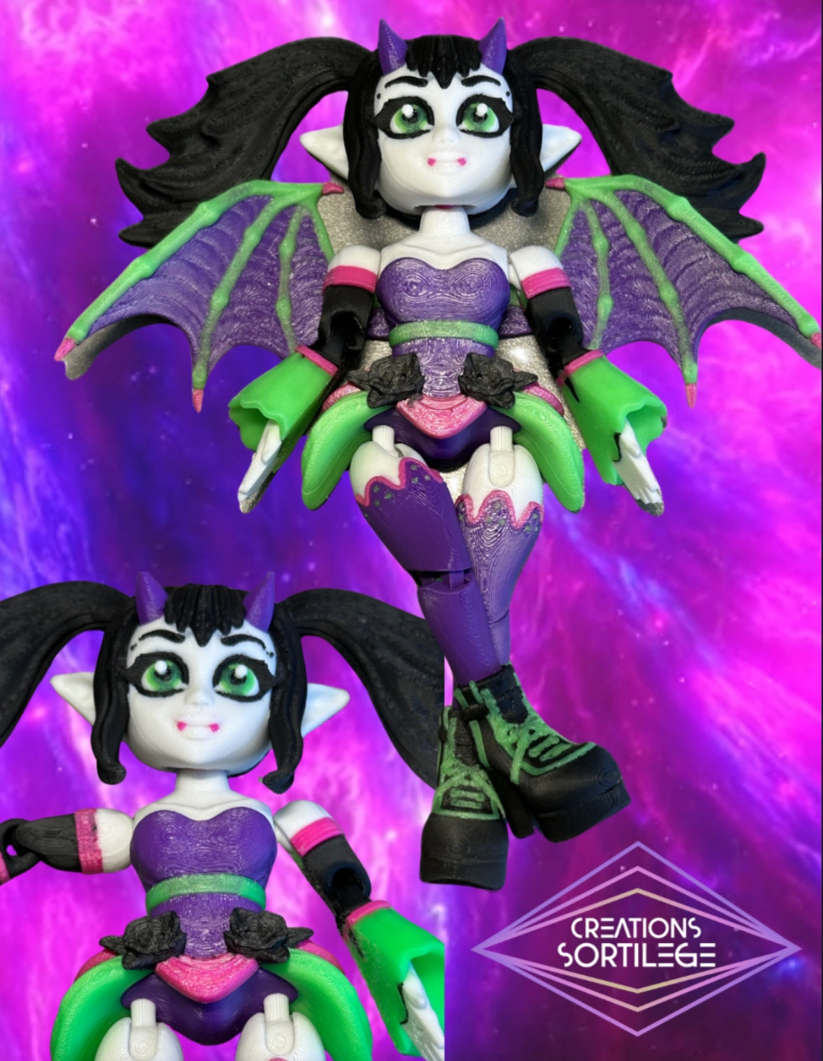 Dolls Vampire 3D - Punky Goth Créations Sortilege