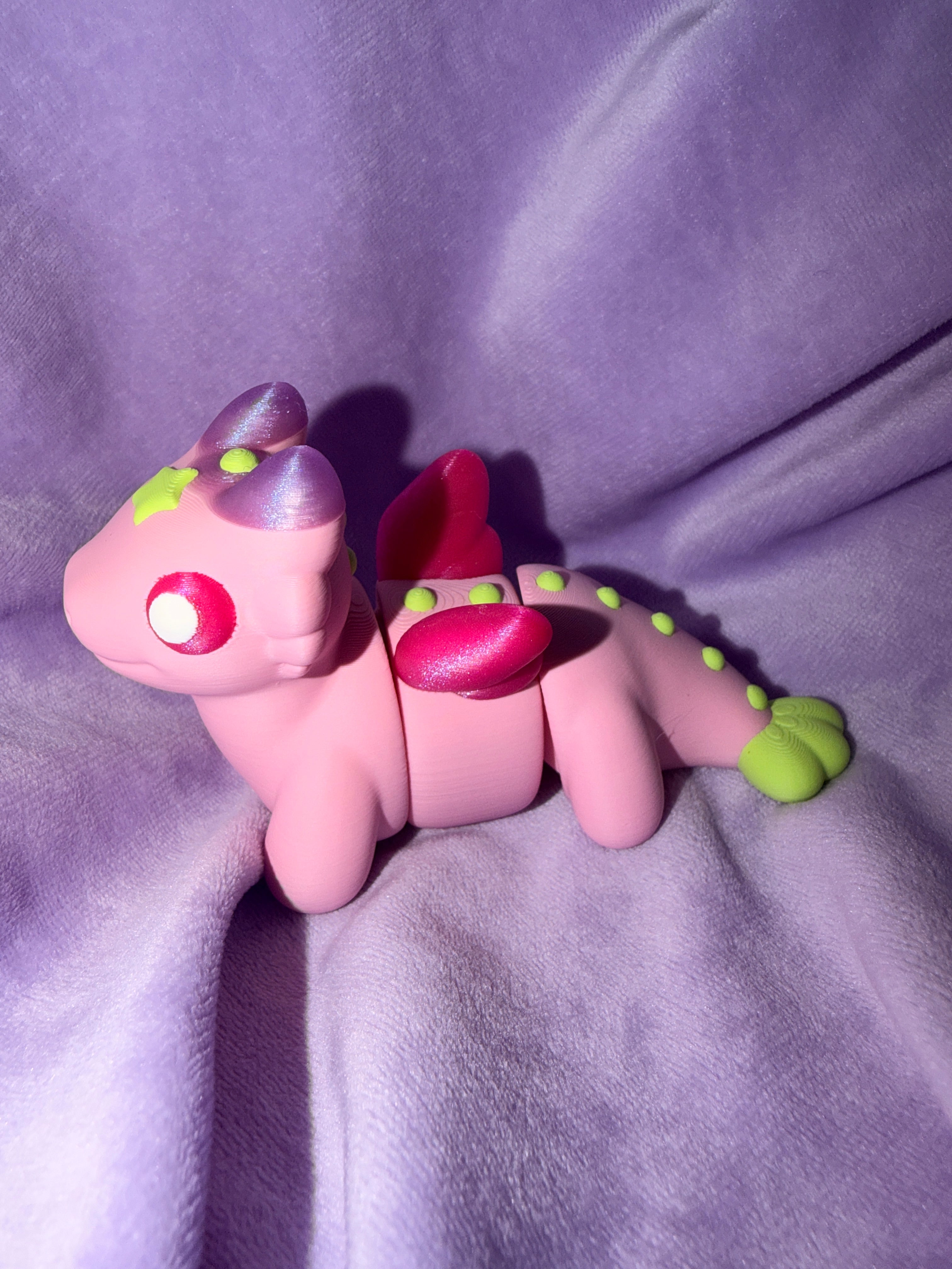 Dragon Celeste - Grand - Rose Magenta Créations Sortilege