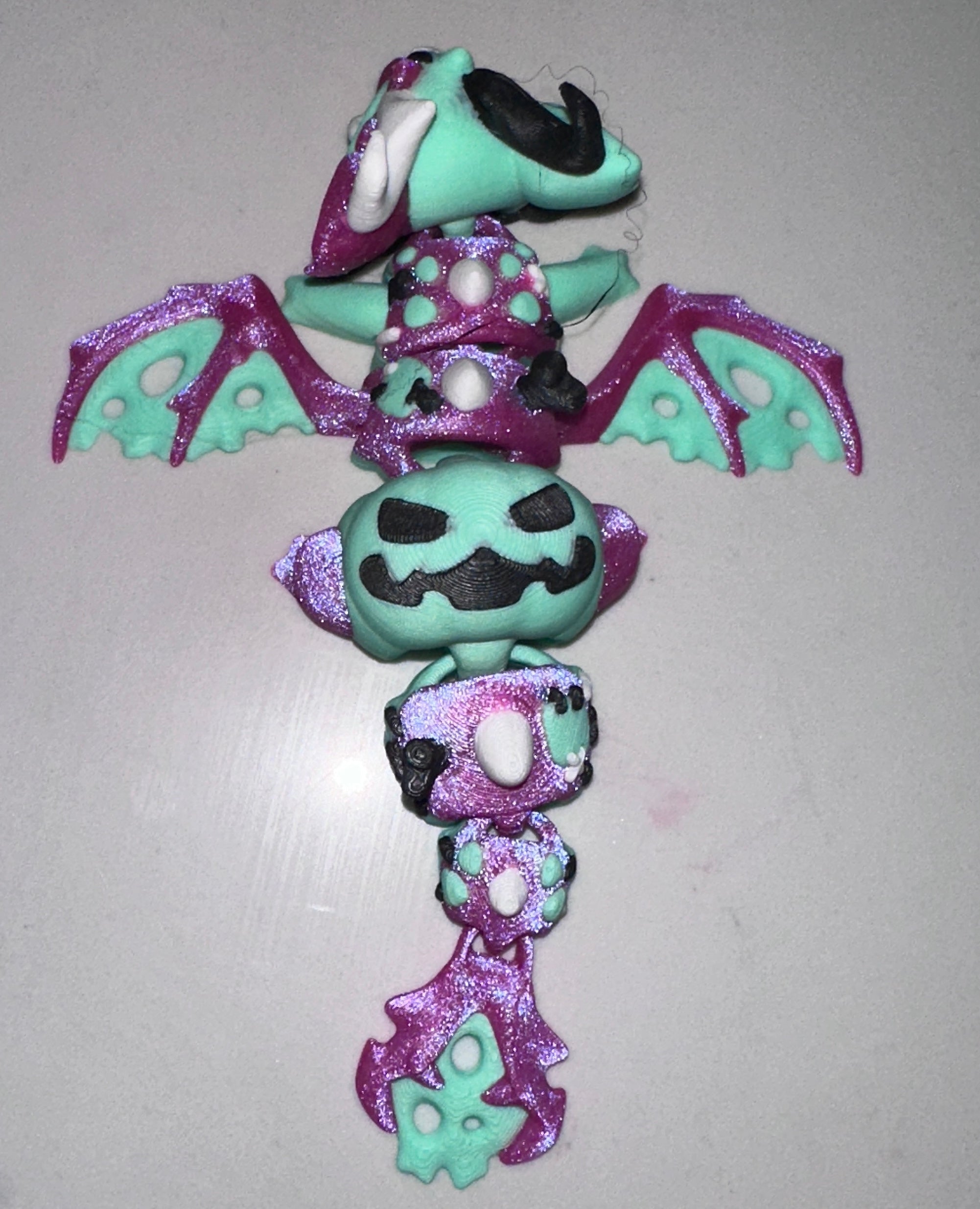 Dragon Patchy - Moyen - IMP - Émeraude & Mist Luxe Glitter Créations Sortilege