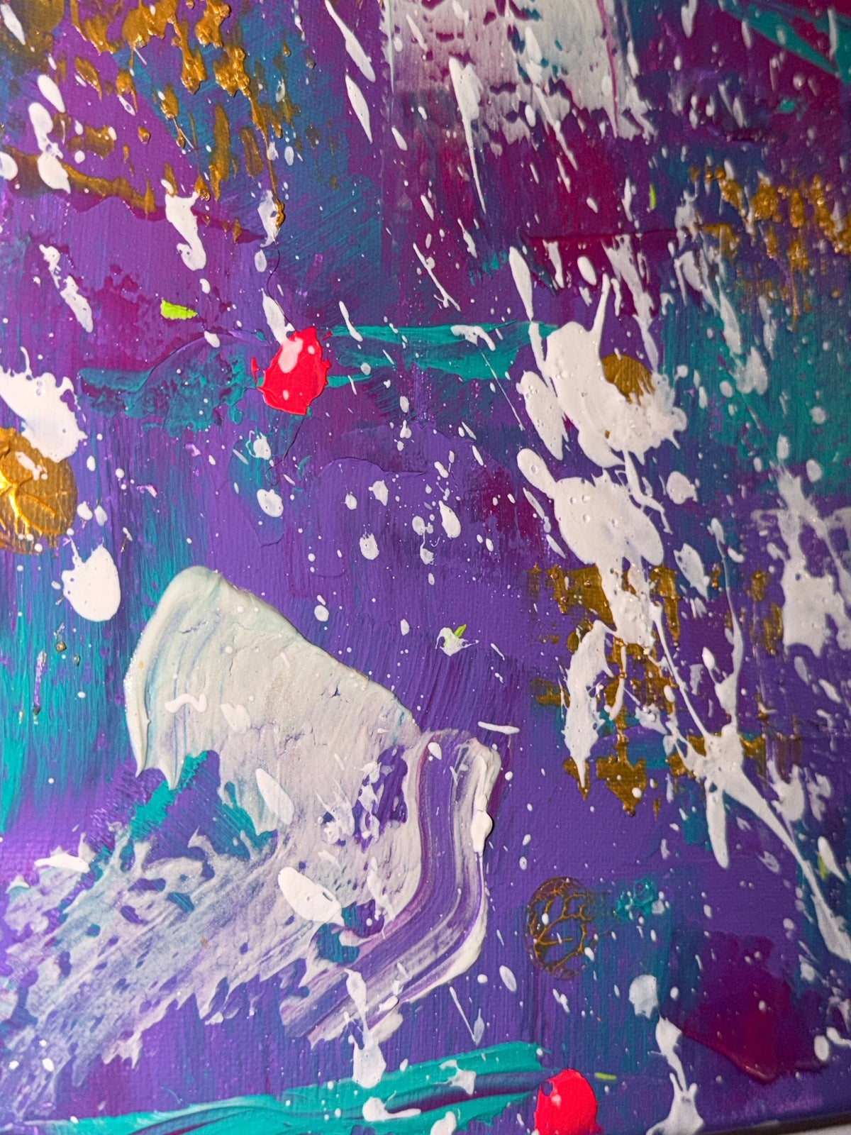 Feminigyne - Œuvre Originale - Toile Acrylique Abstraite 16x20" Créations Sortilege