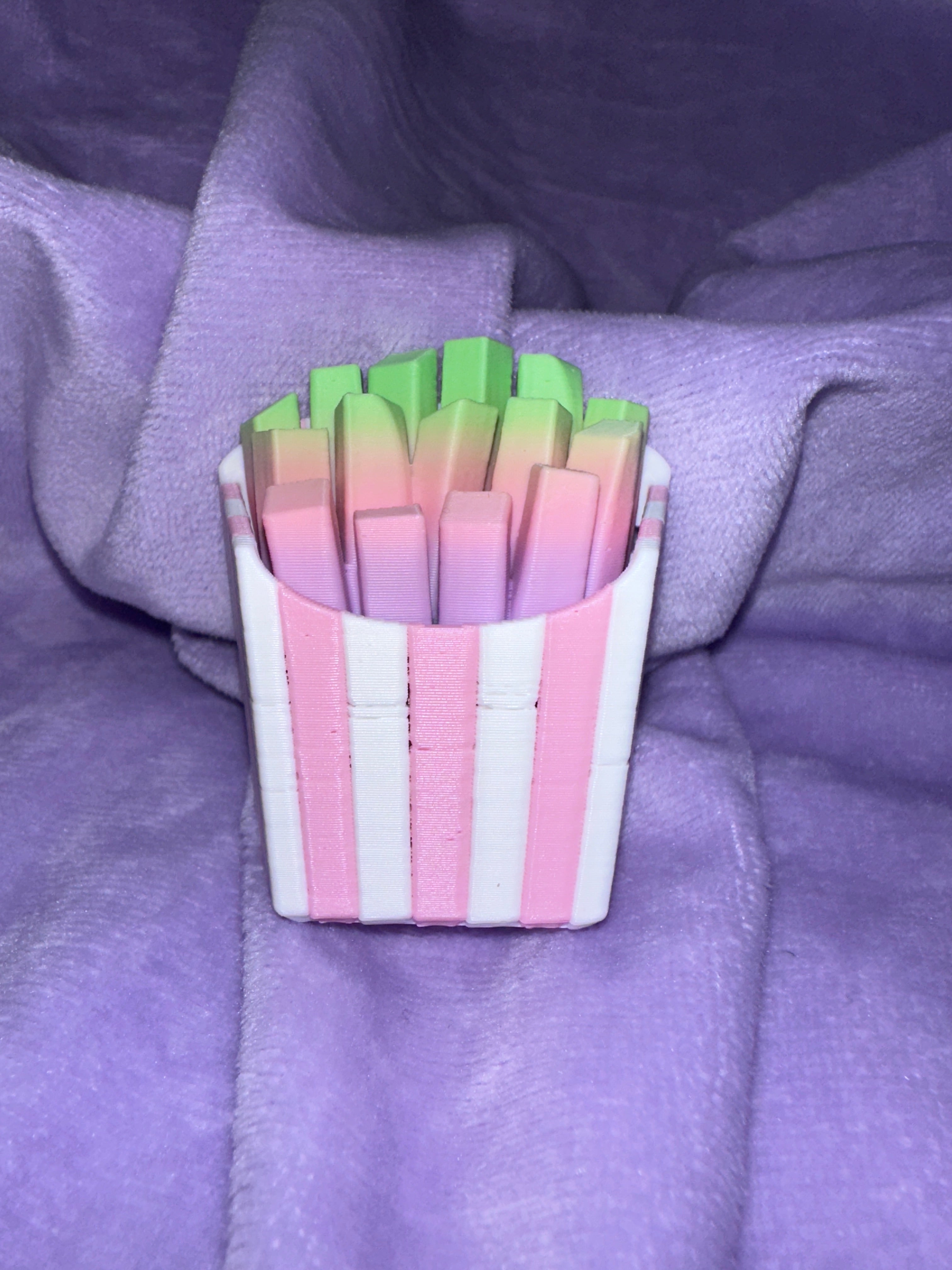 Frite Clickers - Moyen - Rainbow & Sakura - Imp Créations Sortilege