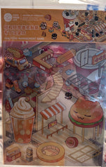 236. Scène Rêvélia - Géant - Chaton Burger Land - Style Jeux Mobile Créations Sortilege