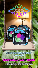 Clickers Tablette Monstera - Dark Néon Créations Sortilege