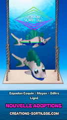 Espadon Coquin - Moyen - Délire Ligné Créations Sortilege