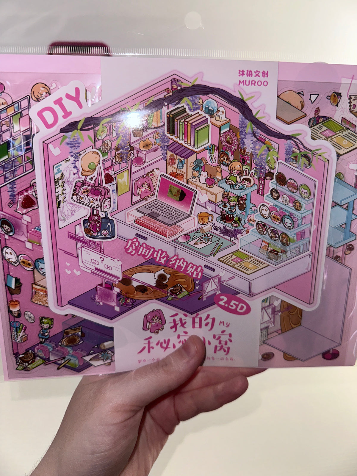 344. Scène Rêvélia - XL - Bureau Rose Mignon Créations Sortilege