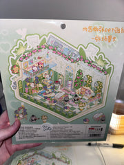 350. Scène Rêvélia - Géante - Apprend Des Potins Au Jardin Des Chats Créations Sortilege