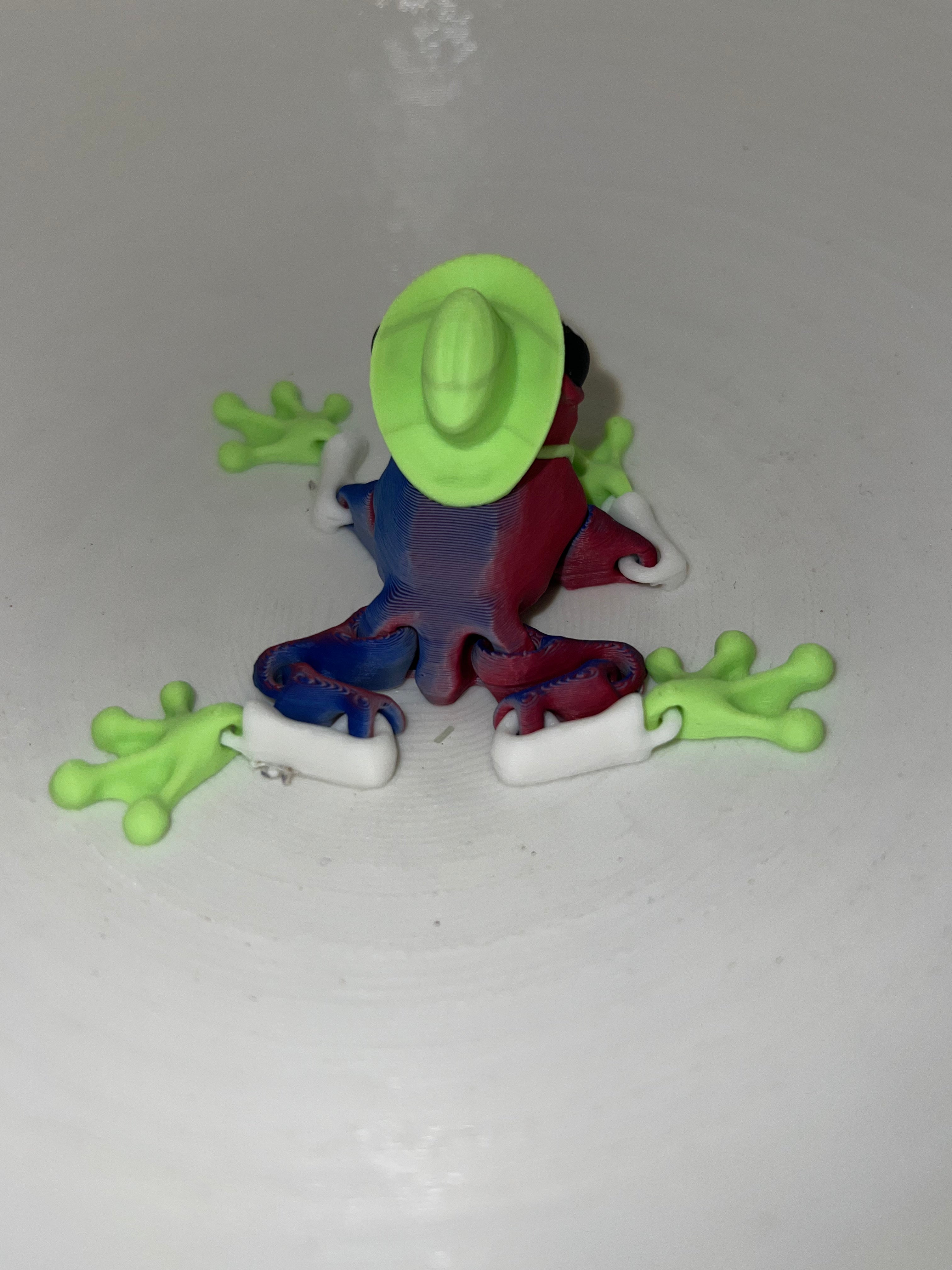 Grenouille Cow-boy - Moyen - Changement De Couleurs Créations Sortilege