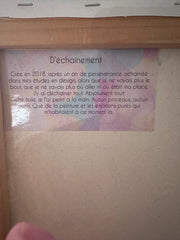 Déchaînement - Toile Acrylique Art Abstrait 18x14” Créations Sortilege