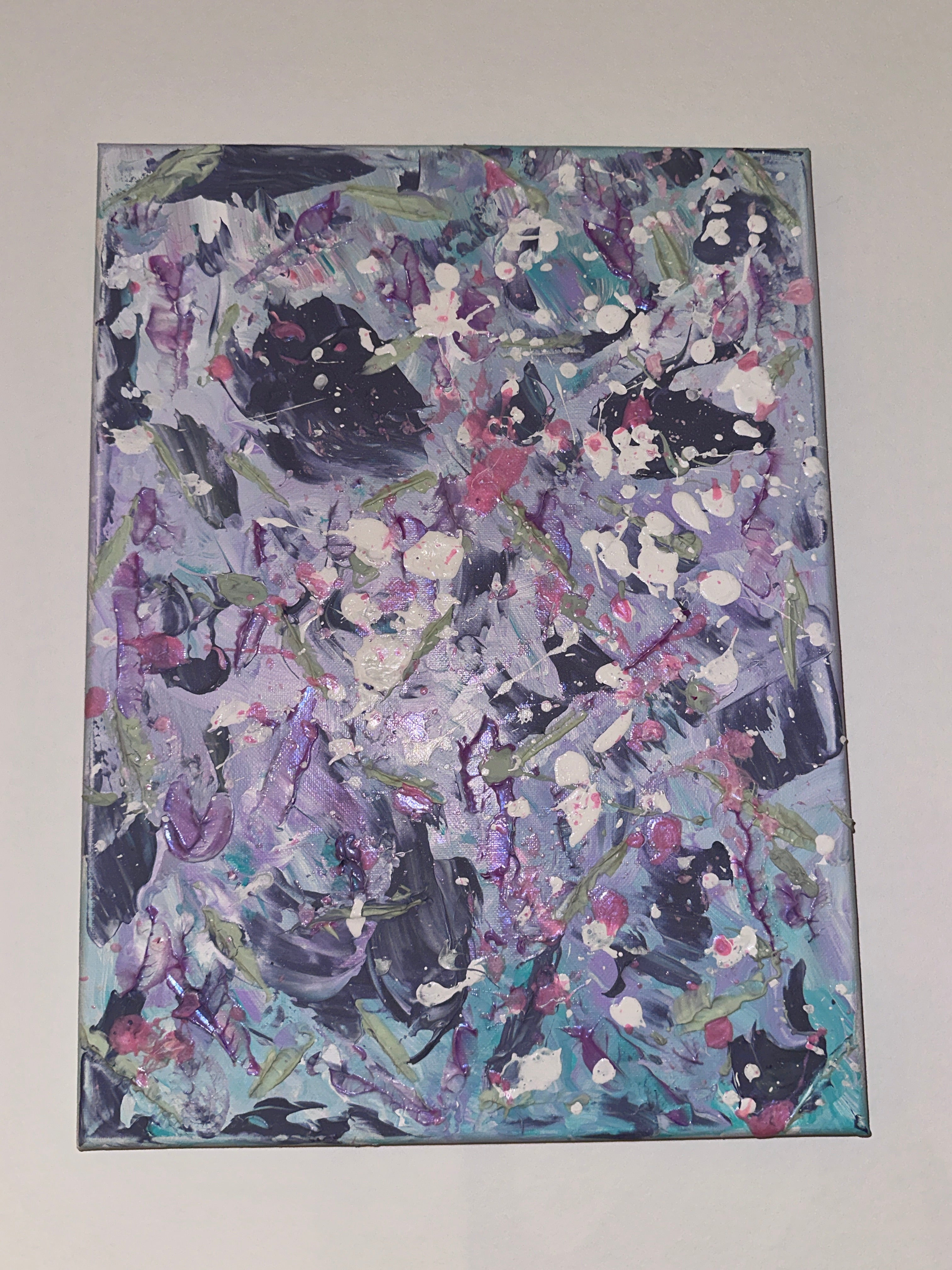 Douceur Envahie - Toile Acrylique Art Abstrait Créations Sortilege