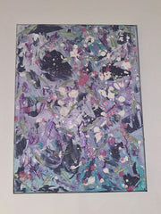 Douceur Envahie - Toile Acrylique Art Abstrait Créations Sortilege