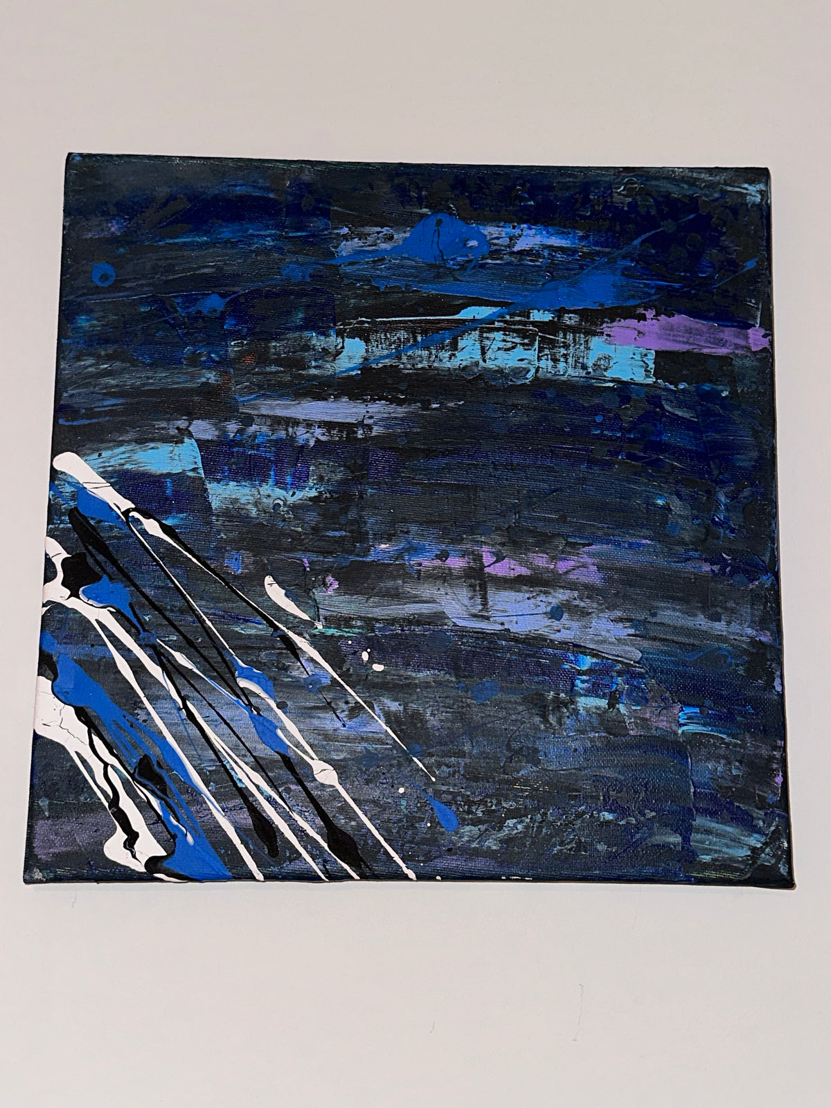 Où Est Rendu La Lumière ? - Toile Acrylique Art Abstrait Créations Sortilege