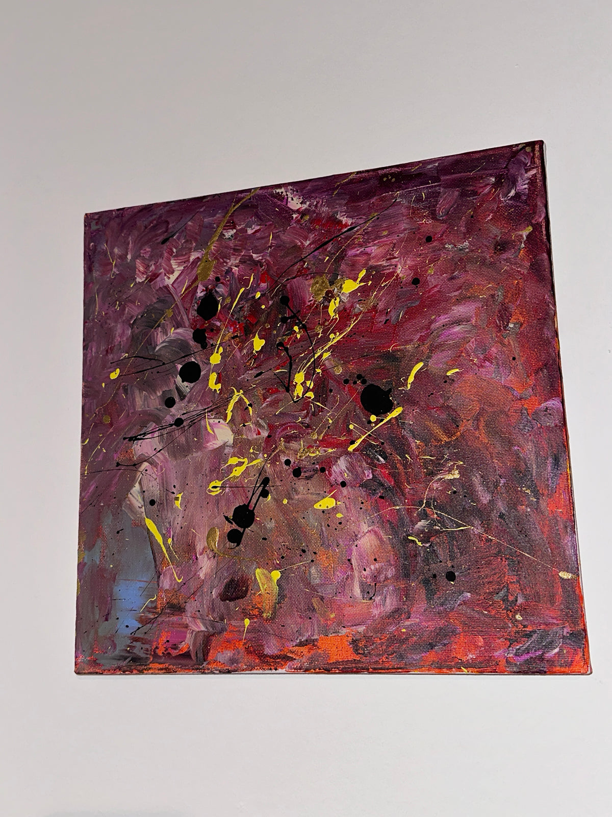 Décente Vers Le Néant - Toile Acrylique Art Abstrait Créations Sortilege