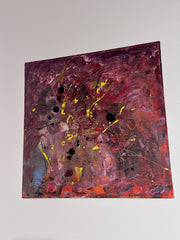 Décente Vers Le Néant - Toile Acrylique Art Abstrait Créations Sortilege