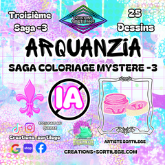 Saga Coloriage Mystère – 3 - Secret Beautées Enchantés Créations Sortilege