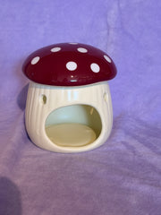 Champignon Rouge - Brûleur Pour Cire Magie Céramique