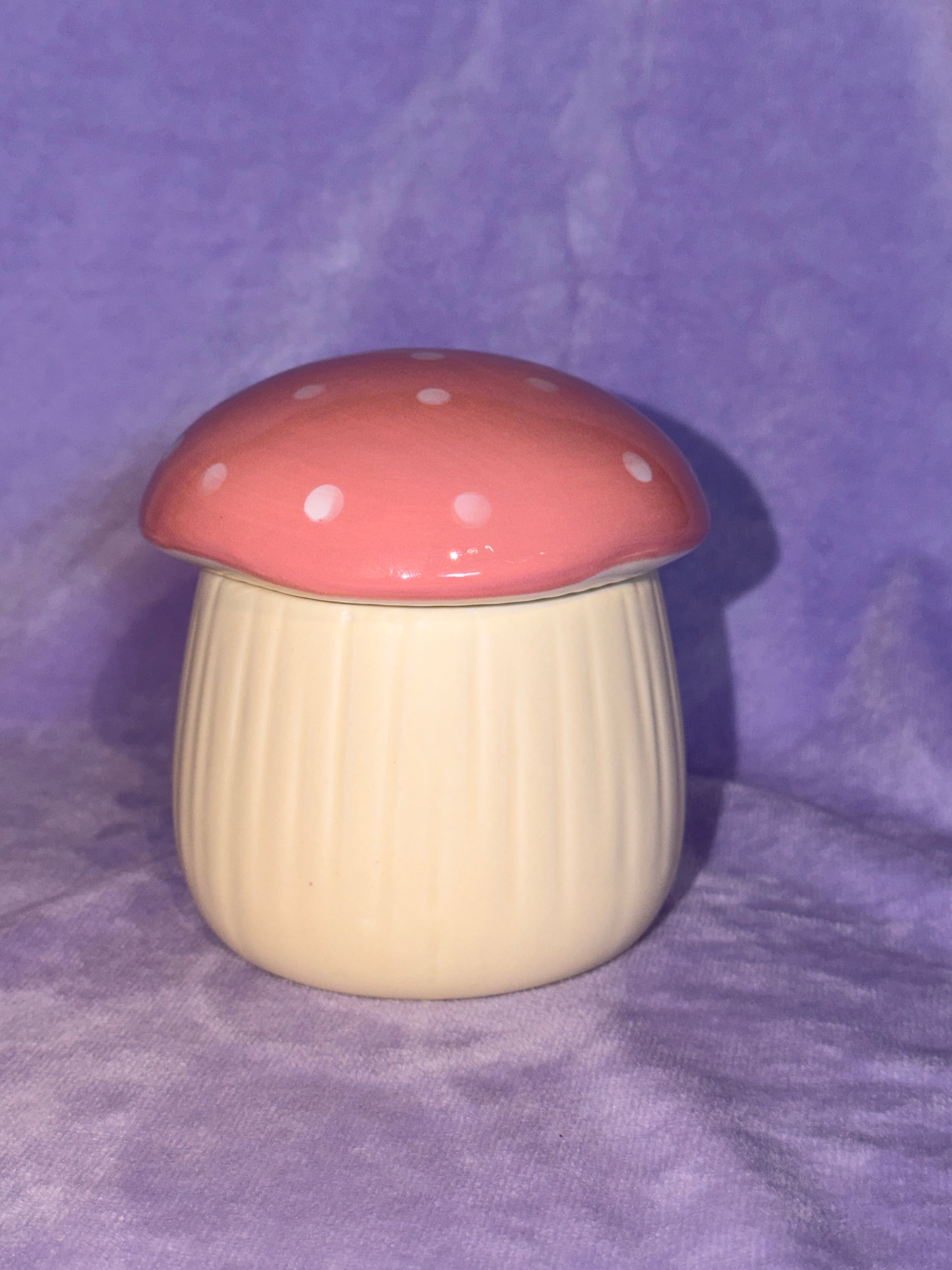 Champignon Rose - Brûleur Pour Cire Magie Céramique