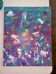 Précommande - Feminigyne - Œuvre Originale - Toile Acrylique Abstraite 16x20"