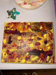 Précommande - Sablé D’antan - Œuvre Originale - Toile Acrylique Abstraite 8x10"