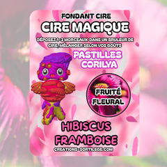 Cire Magique - Hibiscus Framboise Créations Sortilege