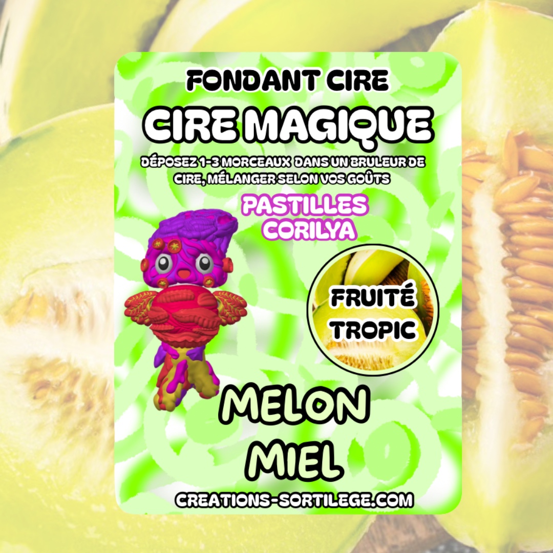 Cire Magique Étoile - Melon Miel - Précommande