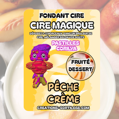 Cire Magique Étoile - Pêche Crème - Précommande