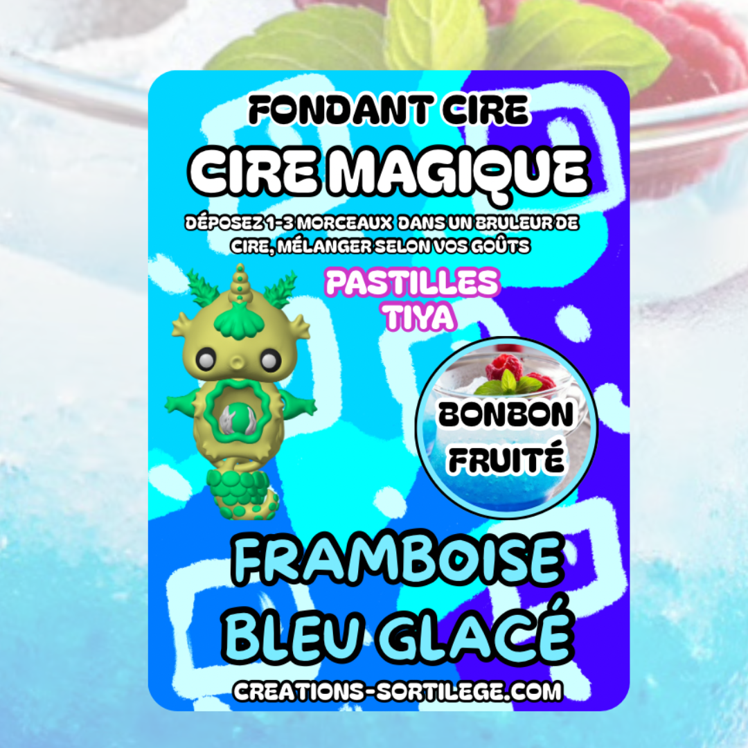 Cire Magique Étoile - Framboise Bleu Glacé - Précommande