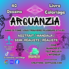 Saga Mandala & Réaliste - 1 - Arquanzia Créations Sortilege
