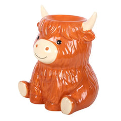 Vache Highlands - Brûleur Pour Cire Magique Céramique