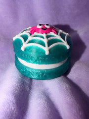 Clickers Macaron Spooky - Araignée Glitter